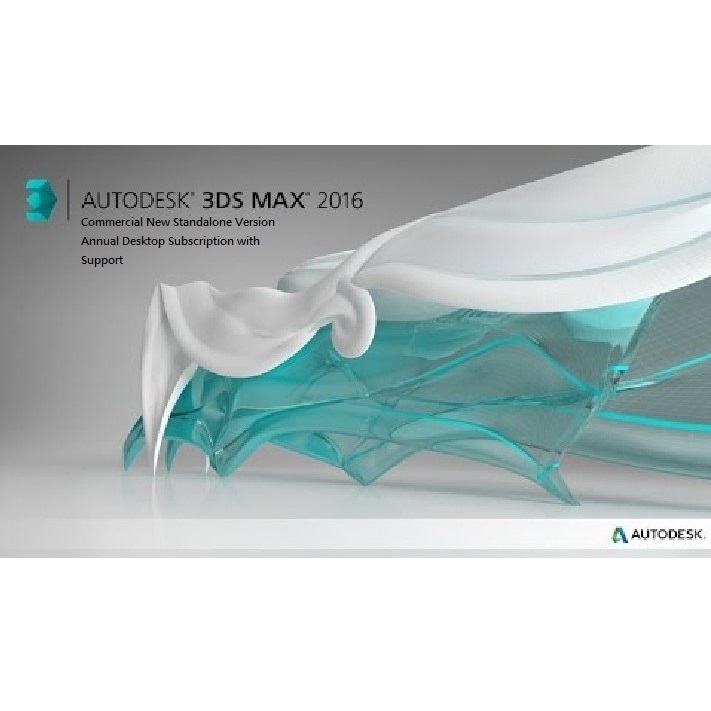 Autodesk 3ds Max 2016 Commercial New Standalone Version Annual Desktop Subscription with Support (M-MAX16-ADTS)