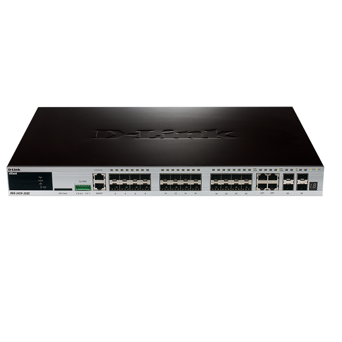 D-Link Gigabit xStack L2 Edge Switches (DGS-3420-26SC)