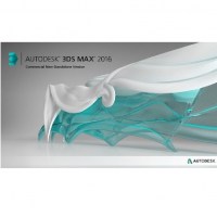Autodesk 3ds Max 2016 Commercial New Standalone Version w/1-yr. Subs. (M-MAX16)